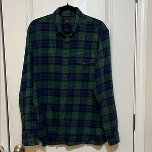 J. Crew Cashmere Cotton Blend Shirt Sz Large